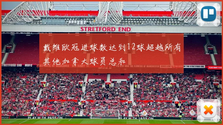 戴维欧冠进球数达到12球超越所有其他加拿大球员总和