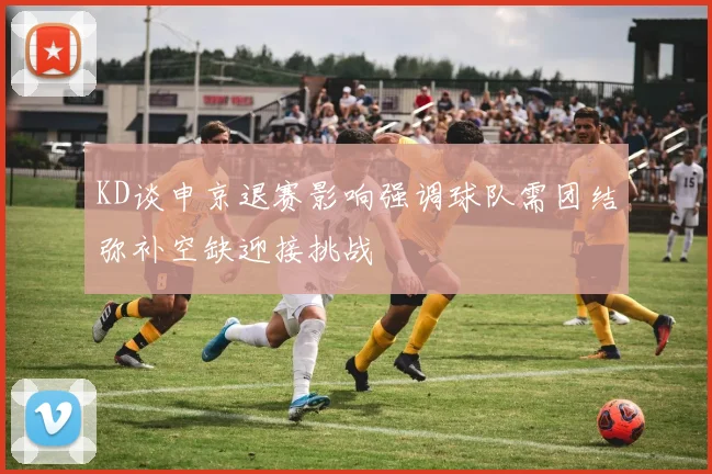 KD谈申京退赛影响强调球队需团结弥补空缺迎接挑战